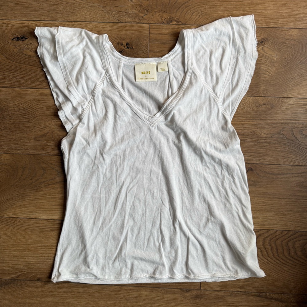 Anthropologie White Tank Top